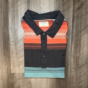 Linksoul Tempus Fugit Luxury Cotton Striped Golf Polo - 2XL